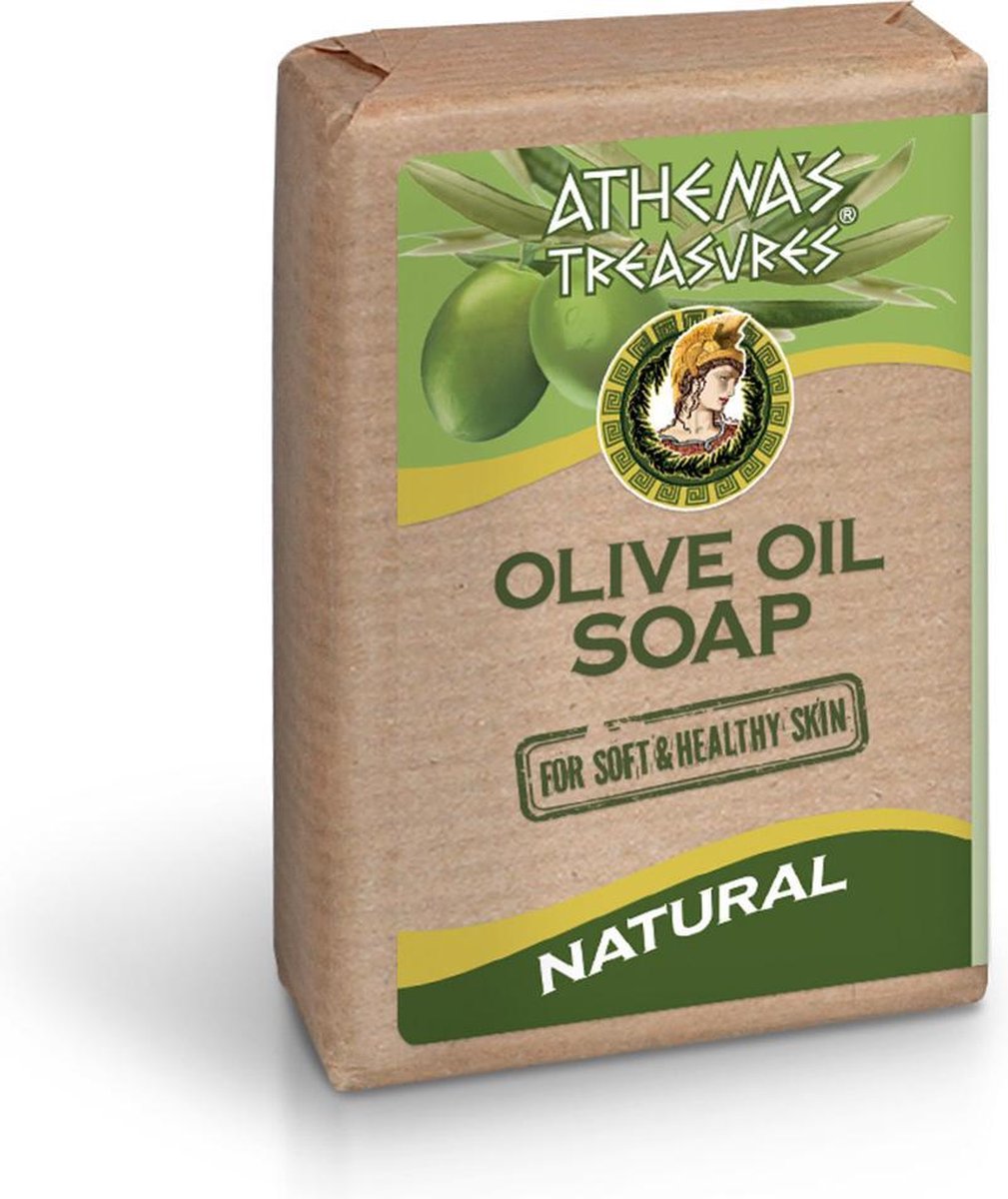 Pharmaid Athenas Treasures Eco Olijf zeep Natural 100gr | Handzeep | Natuurlijk Goed