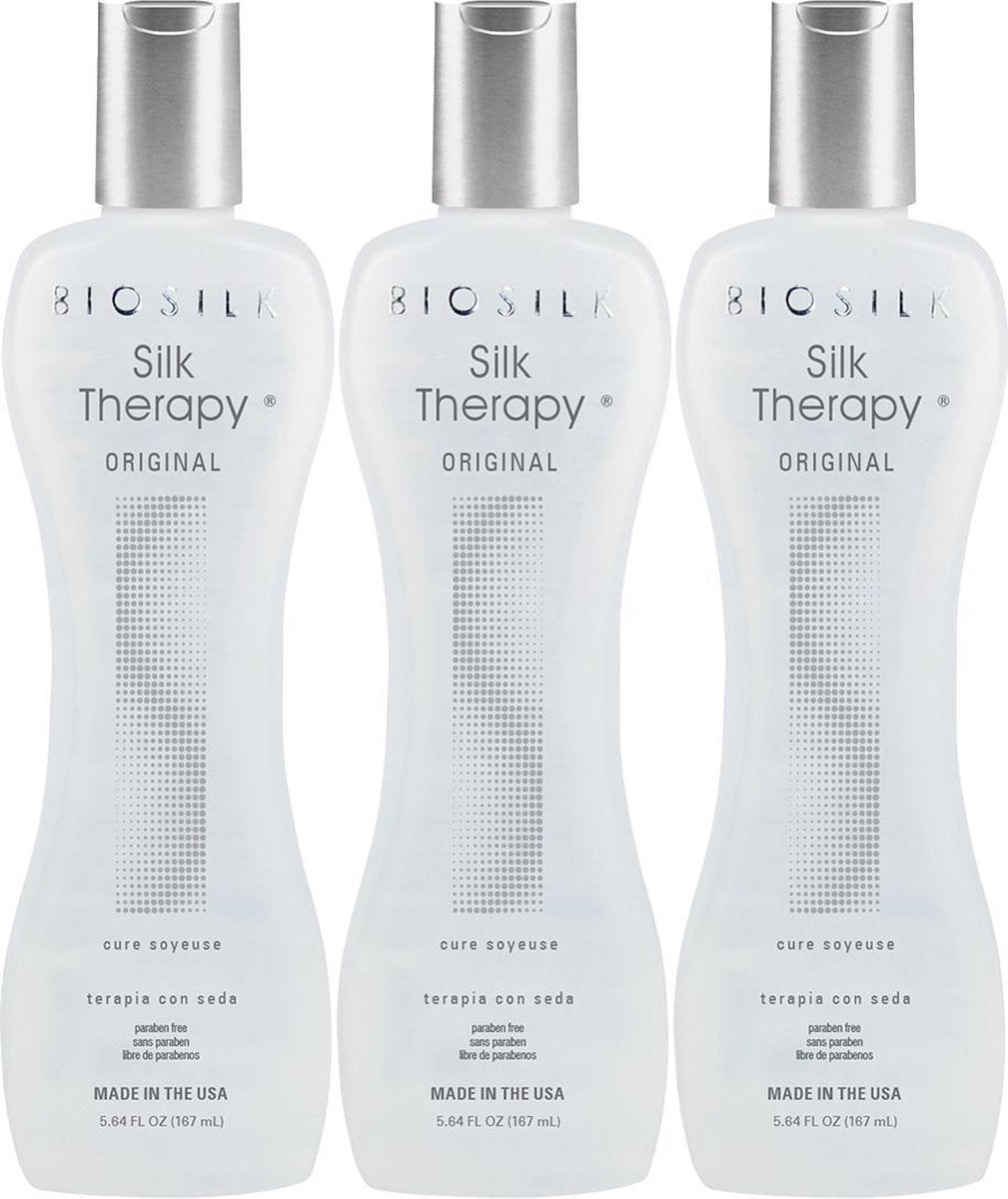 BIOSILK Silk Therapy Original Serum - Haarverzorging - 3 x 167 mL