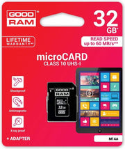 Goodram M1AA flashgeheugen 32 GB MicroSDHC Klasse 10 UHS-I