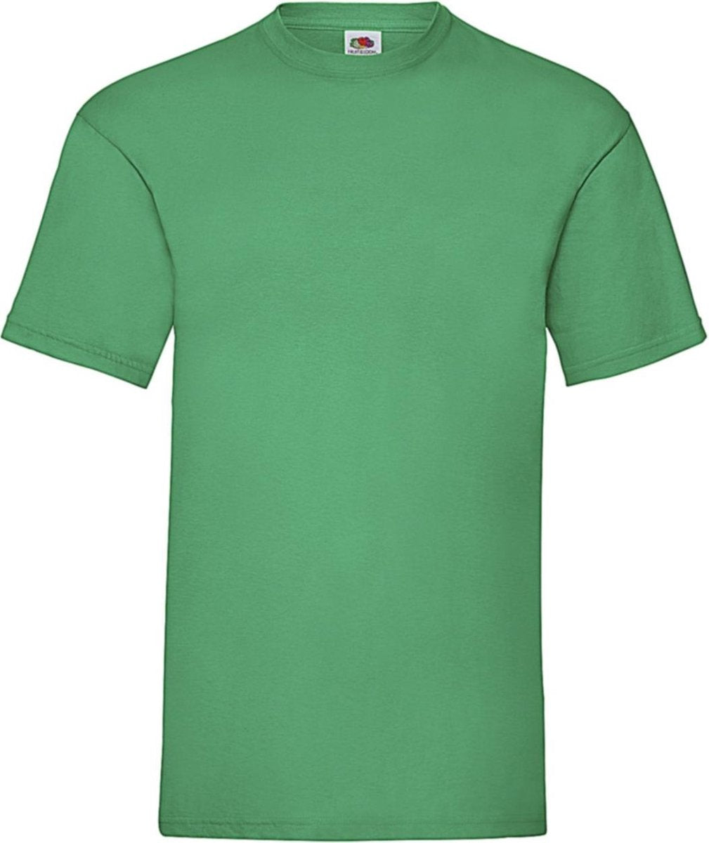 5 Pack Fruit of the Loom Ronde Hals Valueweight T-shirt Kelly Green - L