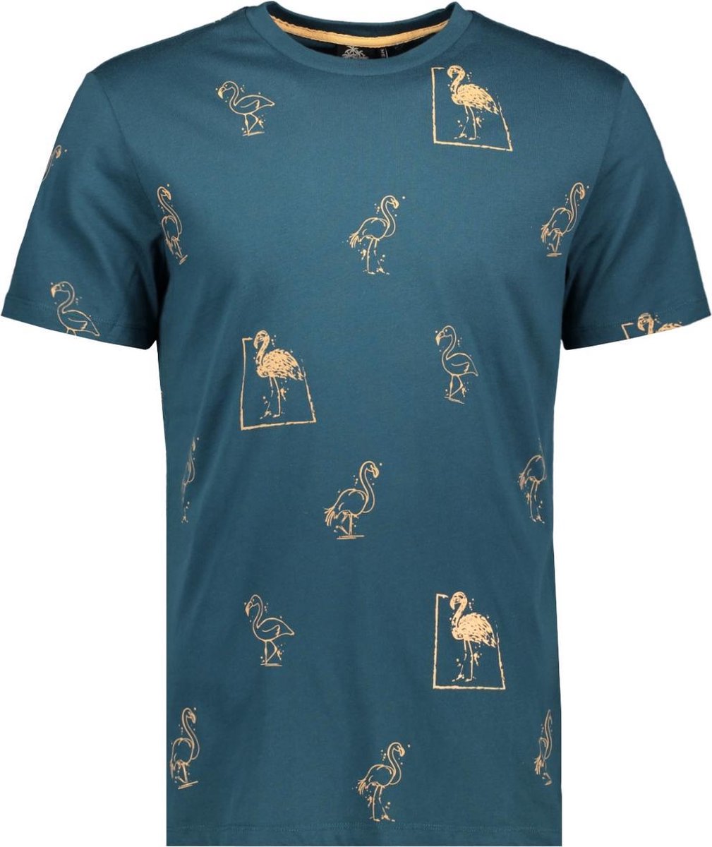 T-shirt Kultivate Groen dessin maat L