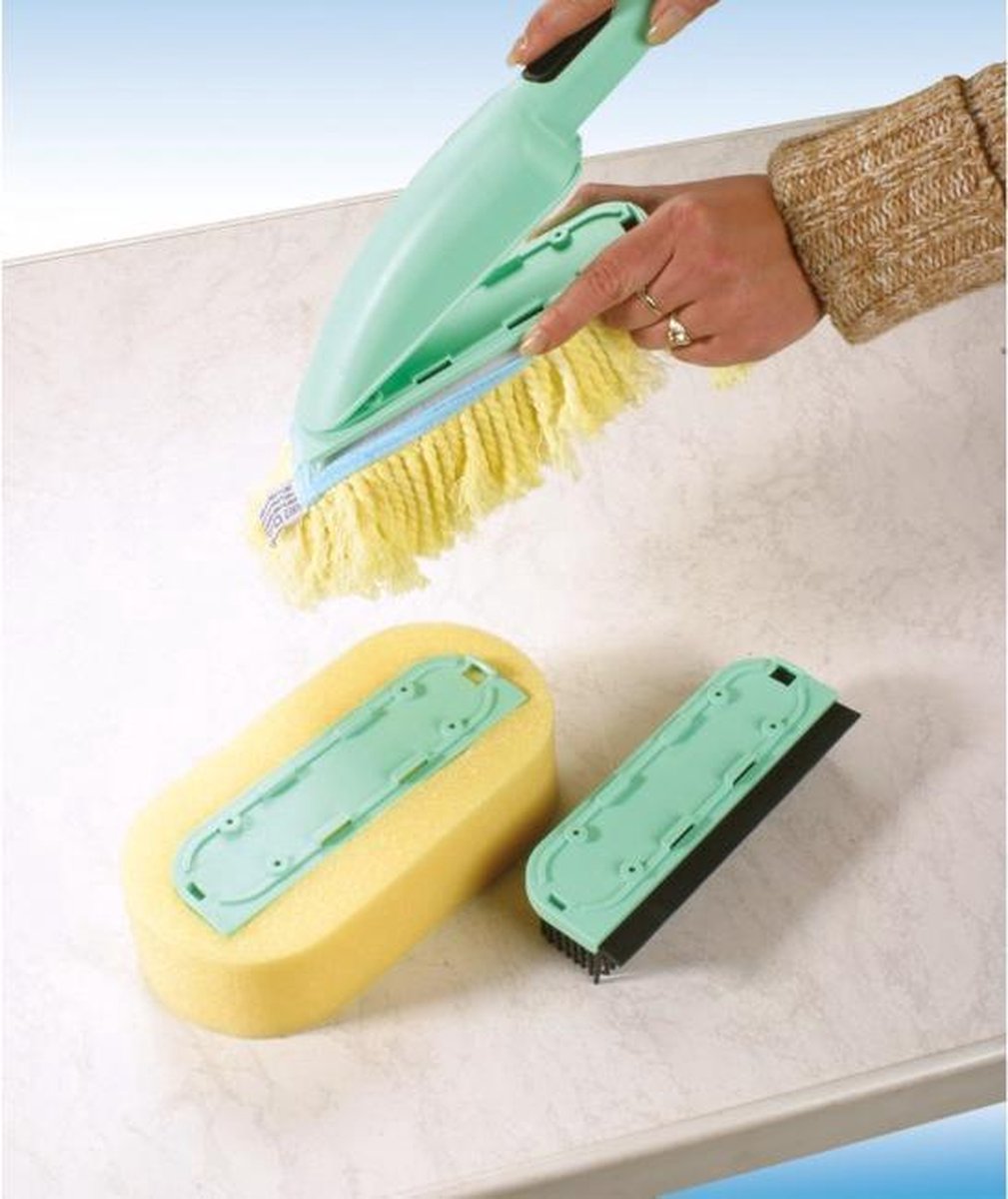 ComfortTrends Schoonmaakborstel Set 4-delig  - Kunststof