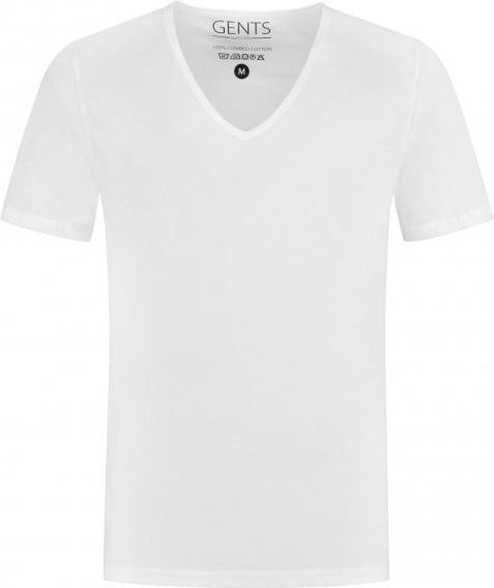 GENTS | T-shirts 2 pack v-hals 0001 Maat L
