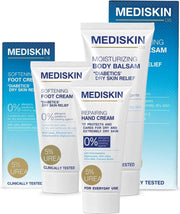 Mediskin Voordeelset Eureum Crème met Body Balsem + Voetencrème + Handcrème - Helpt bij (Extreem) Droge Huid - Urea Repair - Samen 350ML