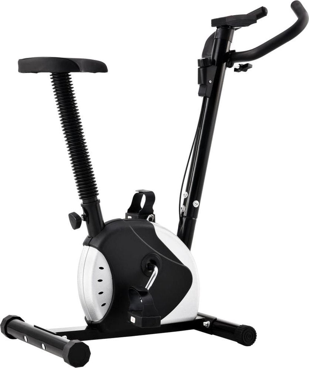 vidaXL Hometrainer met bandweerstand zwart