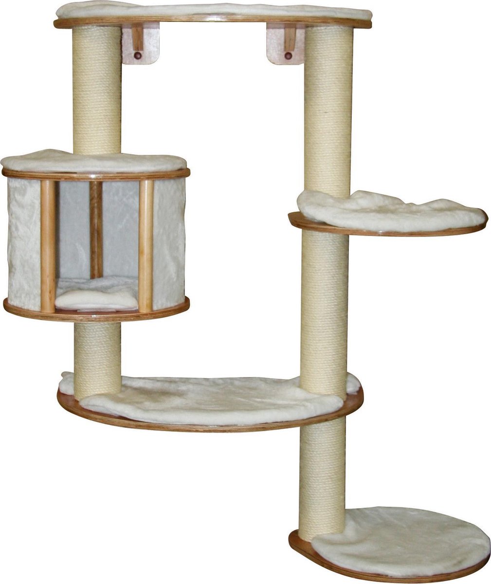 Kerbl Dolomit Pro Muur Krabpaal - Wit - 117 x 106 cm