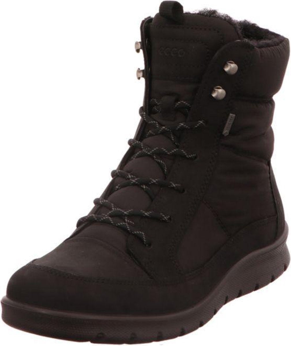 ECCO Babett dames veterboot - Zwart - Maat 37