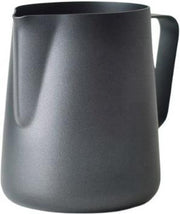 Barista melkopschuimkan - melkkannetje - 600ml - latte art - RVS - Zwart