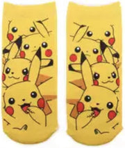 Pokemon enkelsokken Pikachu Unisex Enkelsokken Maat 36-41