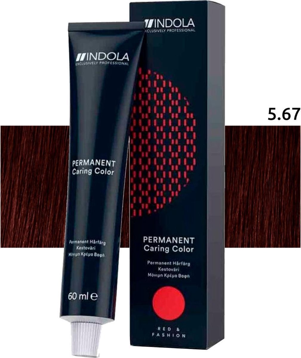 Indola Haarverf Profession Color Permanent Caring Color 5.67