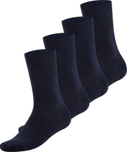 Bambocks Bamboe Sokken 4 paar - Donkerblauw - Maat 43-46