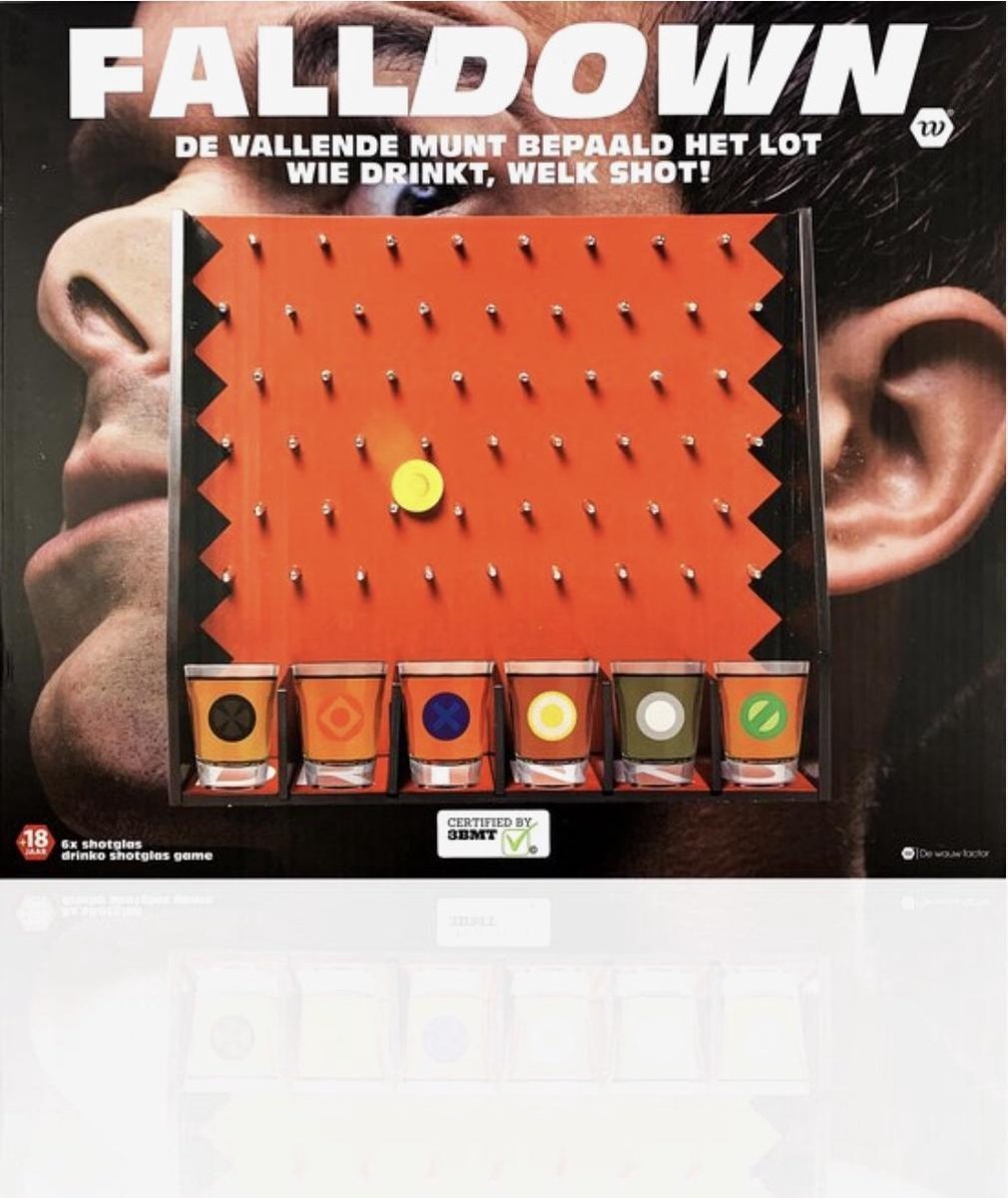 spelletjes voor volwassenen - drinkspel falldown