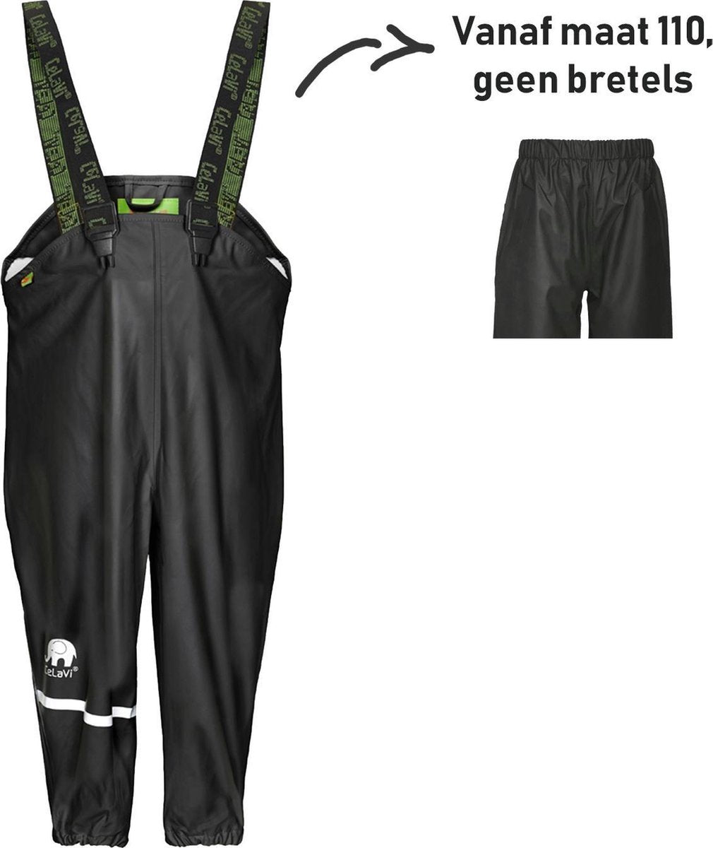 CeLavi Regenbroek kinderen - Zwart - maat 100 (98-104cm)
