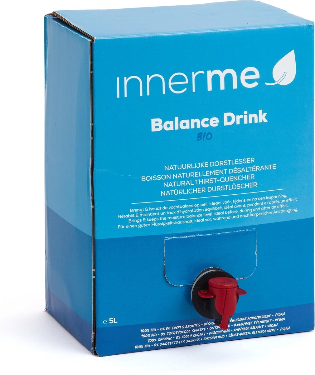 Balance Drink Bio 5L - natuurlijke dorstlesser - thee met verse gember & citroen - 0 caloriëen