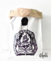 Papieren opbergzak "Tattoo" Paperbag