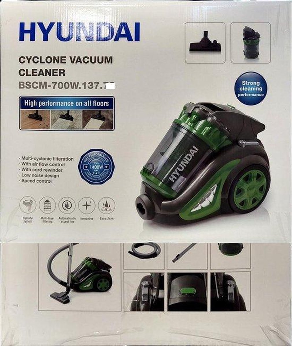 STOFZUIGER HYUNDAI BSCM-700W.137.93