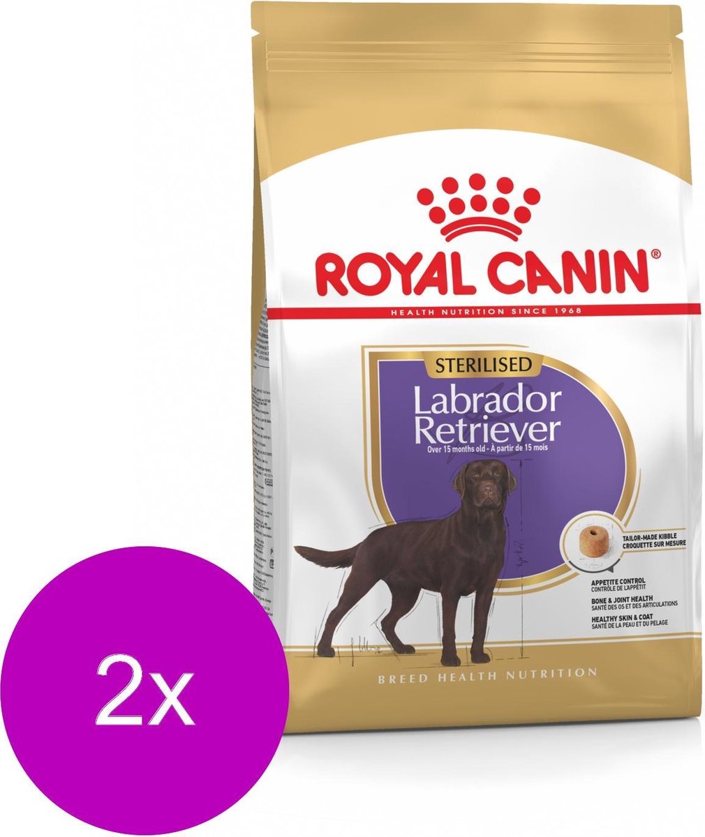 Royal Canin Bhn Labrador Retriever Sterilised Adult - Hondenvoer - 2 x 3 kg