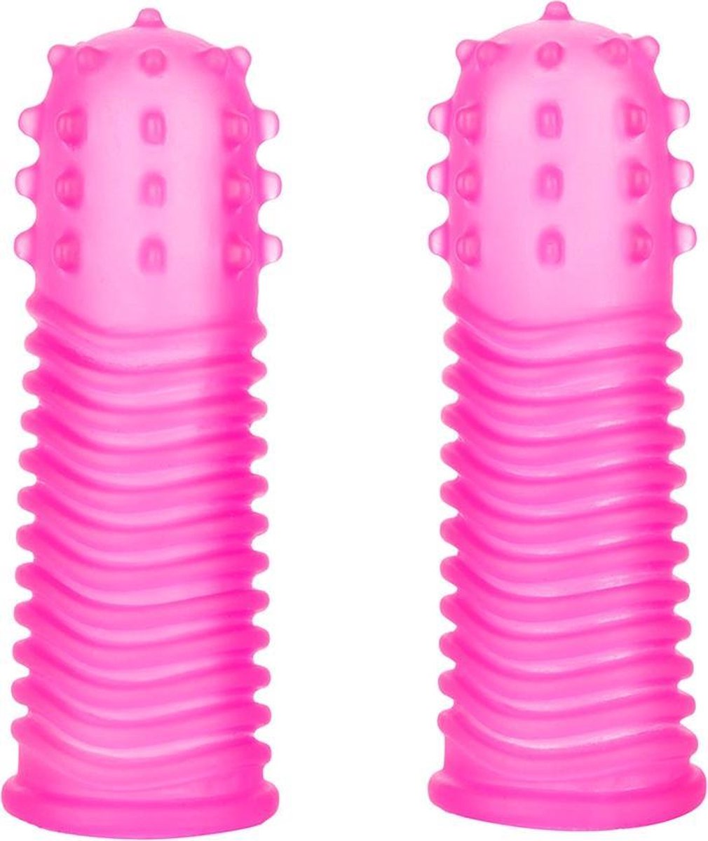 Intimate Play™ Finger Tingler - Pink - Sleeves -