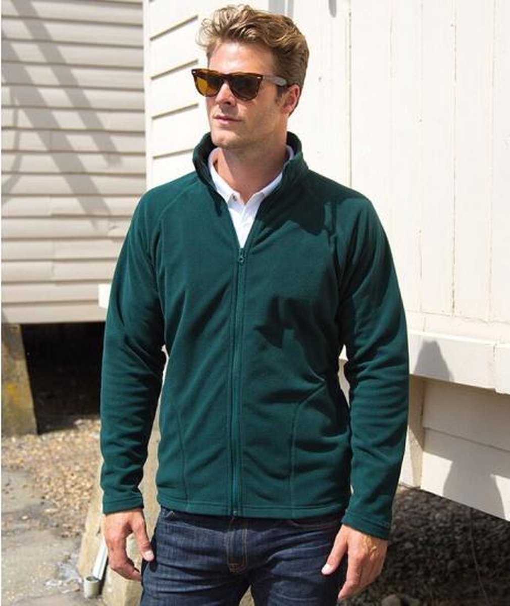 Groen fleece vest Viggo voor heren L