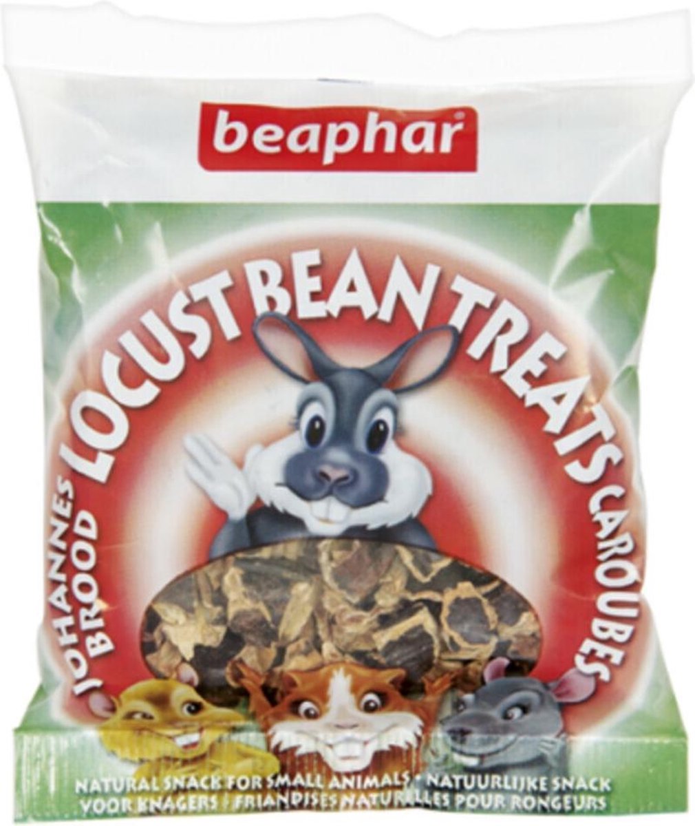 12x Beaphar Johannesbrood voor Knaagdieren 85 gr