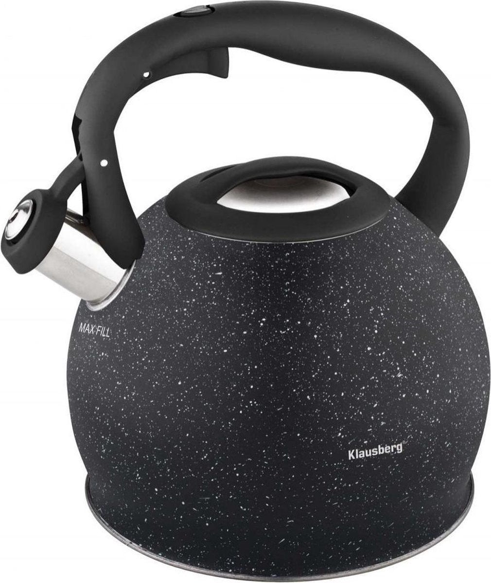 Klausberg KB-7320 fluitketel - 2L - rvs - alle warmtebronnen