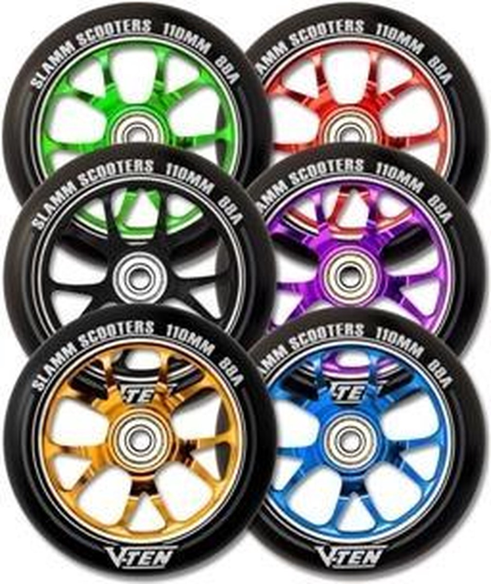 SLAMM 110MM V-TEN II WIELEN BLAUW