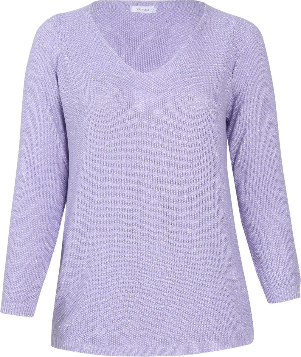 Trui in lurextricot - Maat 5XL