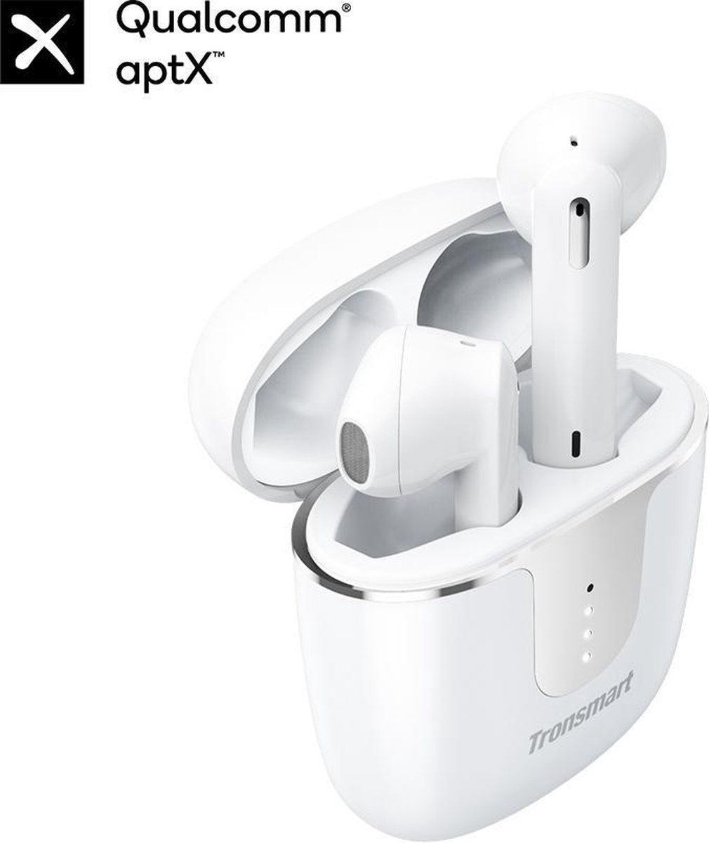 Tronsmart Onyx ace Wit – Oordopjes draadloos – Earbuds – Wireless Bluetooth 5.0 – Noise cancellation – Qualcomm chip