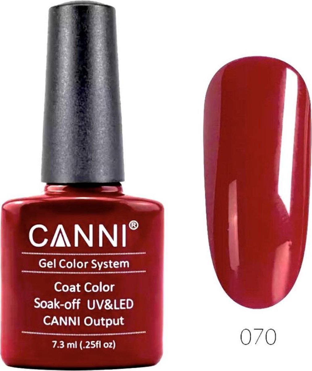 Canni - Gel nagellak - Gellak - Gelpolish - Gel Polish - UV & LED - Royal Garnet (070)