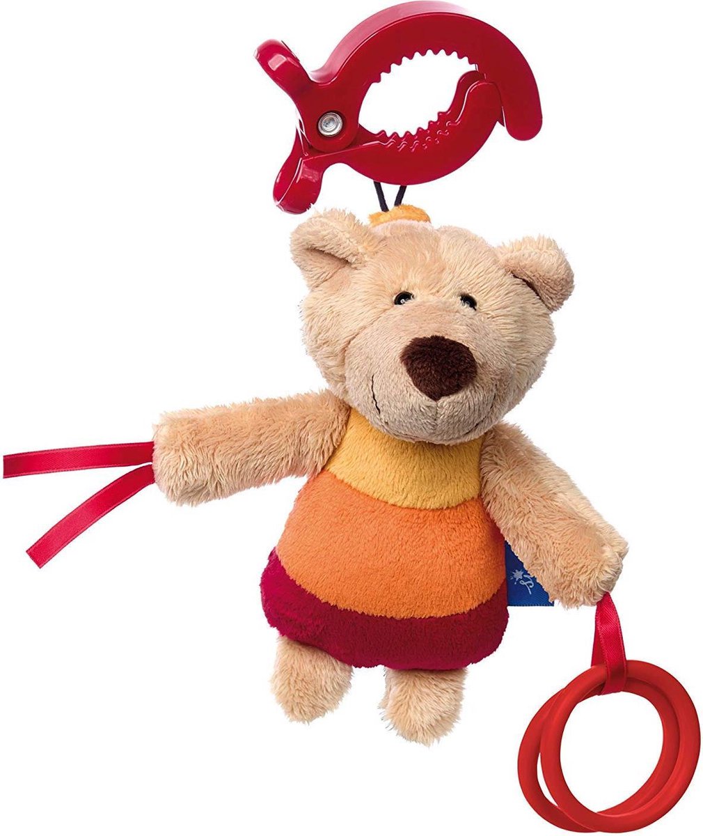 sigikid blauwe collectie stoffen speeltje beer 41837