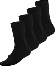 Bambocks Bamboe Sokken - 4 paar - zwart - Maat 35-38 - Heren of Dames