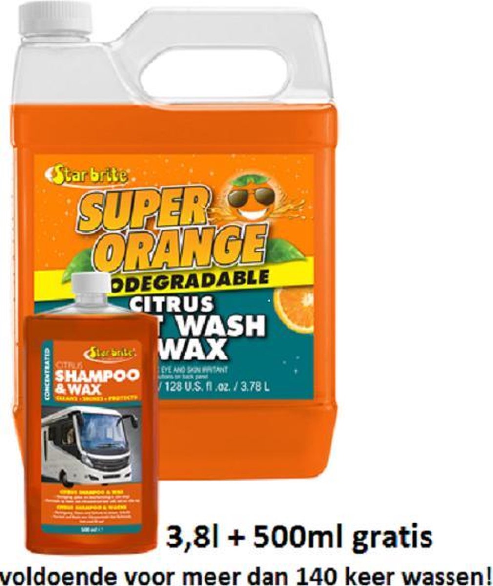 Star brite Professionele Shampoo & Wax | Camper