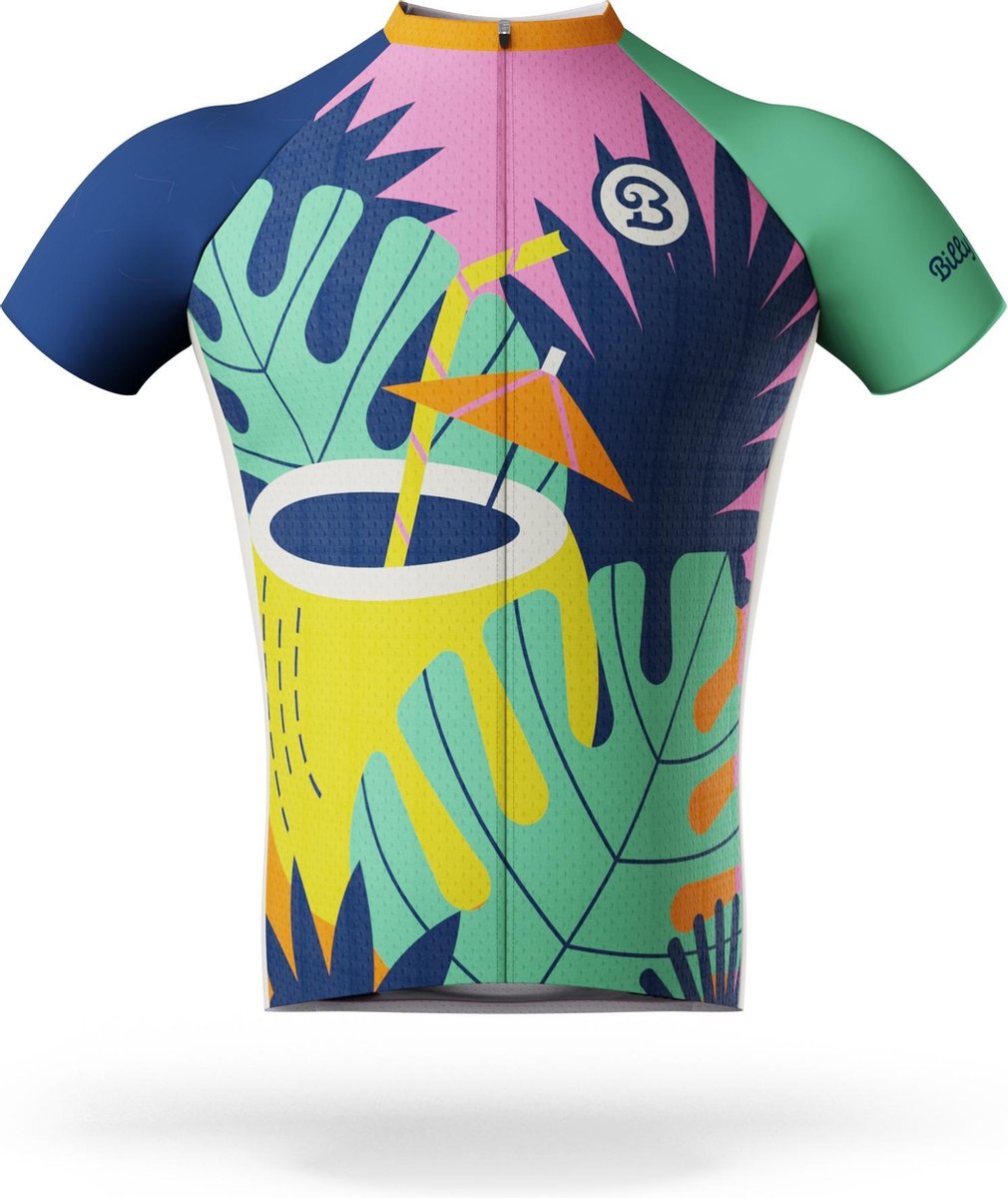 Billy Brewster - Coconut wielershirt - Fietsshirt Heren - maat M
