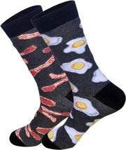 Fun sokken Bacon en Eggs / spek en ei -2 verschillende-  (31000)