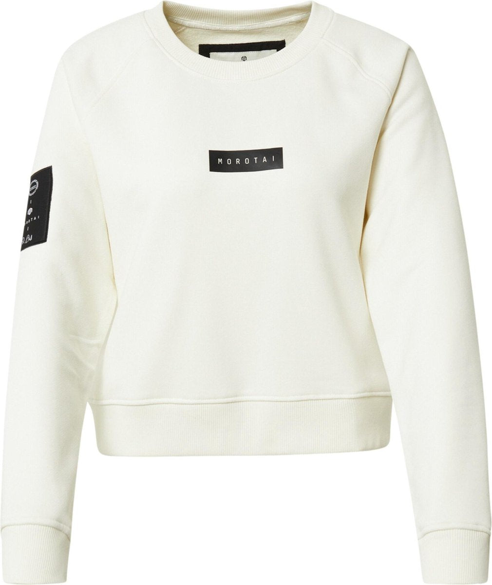 Morotai sportief sweatshirt naka Wit-L