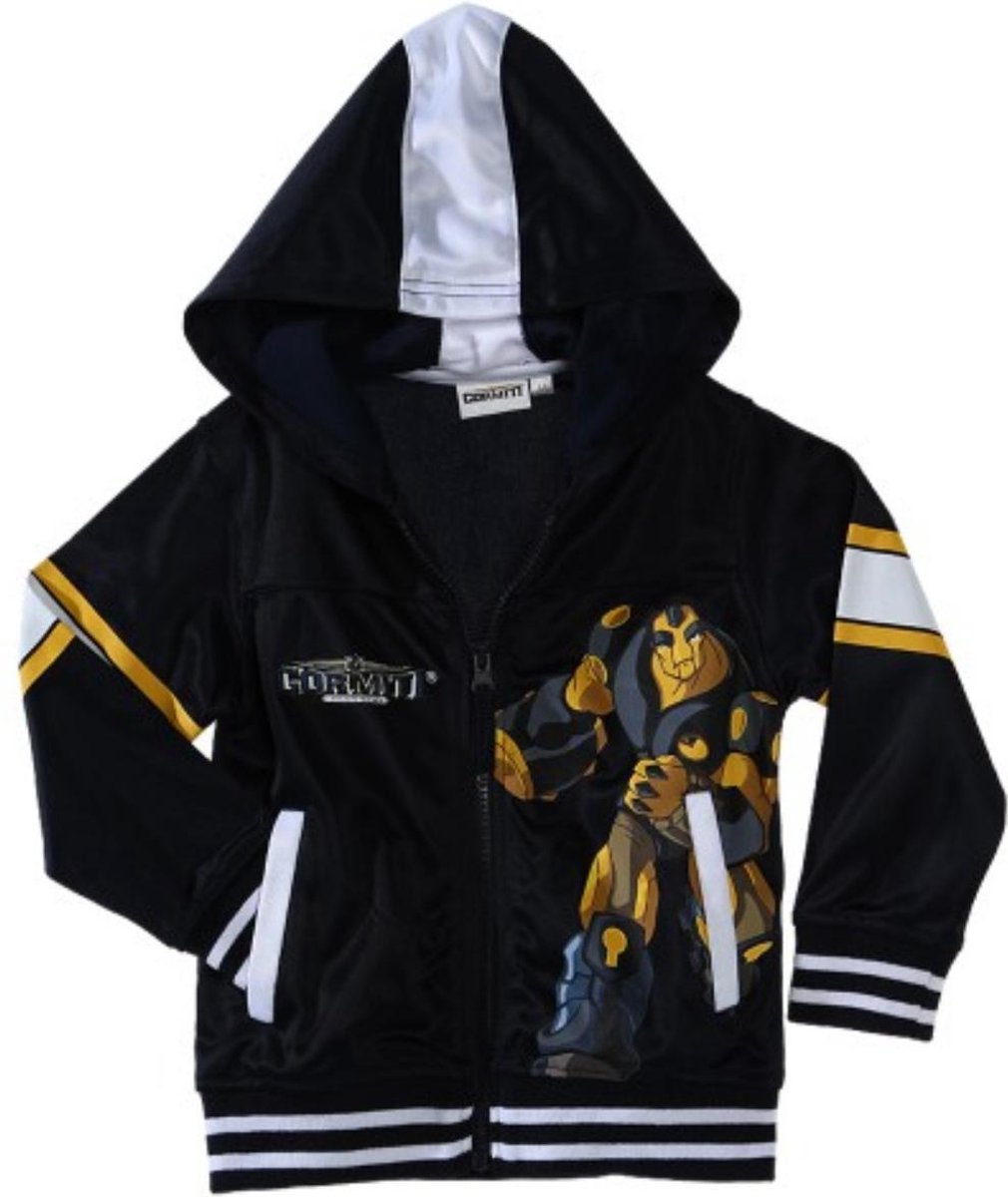 Gormiti - Agrom - Vest met capuchon - Navyblauw - 104 cm - 4 jaar