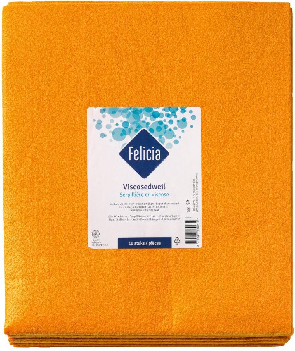 Viscose Dweilen pak 10 stuks Professioneel schoonmaakdoek Felicia