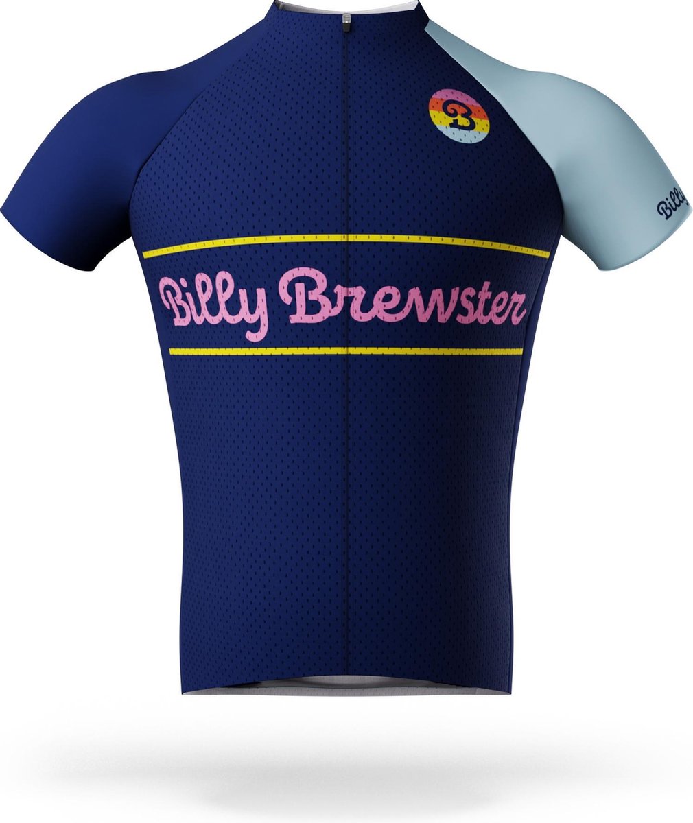 Billy Brewster - Club Kit wielershirt - Fietsshirt Heren - maat L