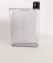 Ballinger A5 waterfles - Platte waterfles - Notebook bottle - Memobottle - Uniek waterfles - Aparte waterfles - Studenten waterfles - student - Handige waterfles - Ruimtebesparend waterfles - Waterfles - Transparante waterfles - Waterfles 420ML