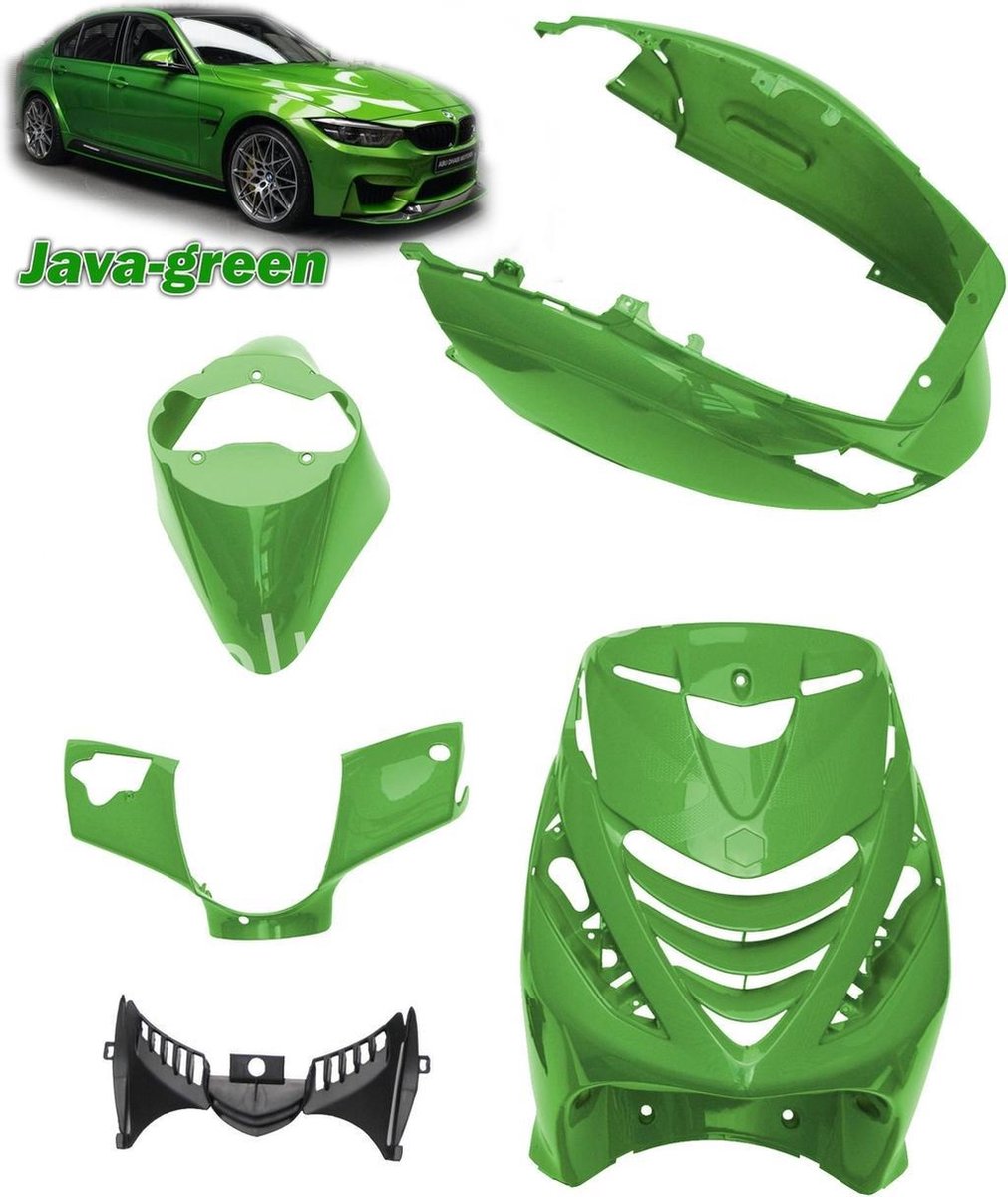 PLAATSET ZIP SP PASSEND OP PIAGGIO ZIP 5 DELIG JAVA GREEN