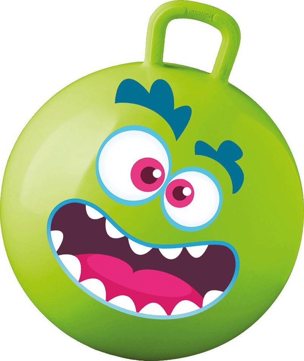 Skippybal Smiley face 50 cm | groen