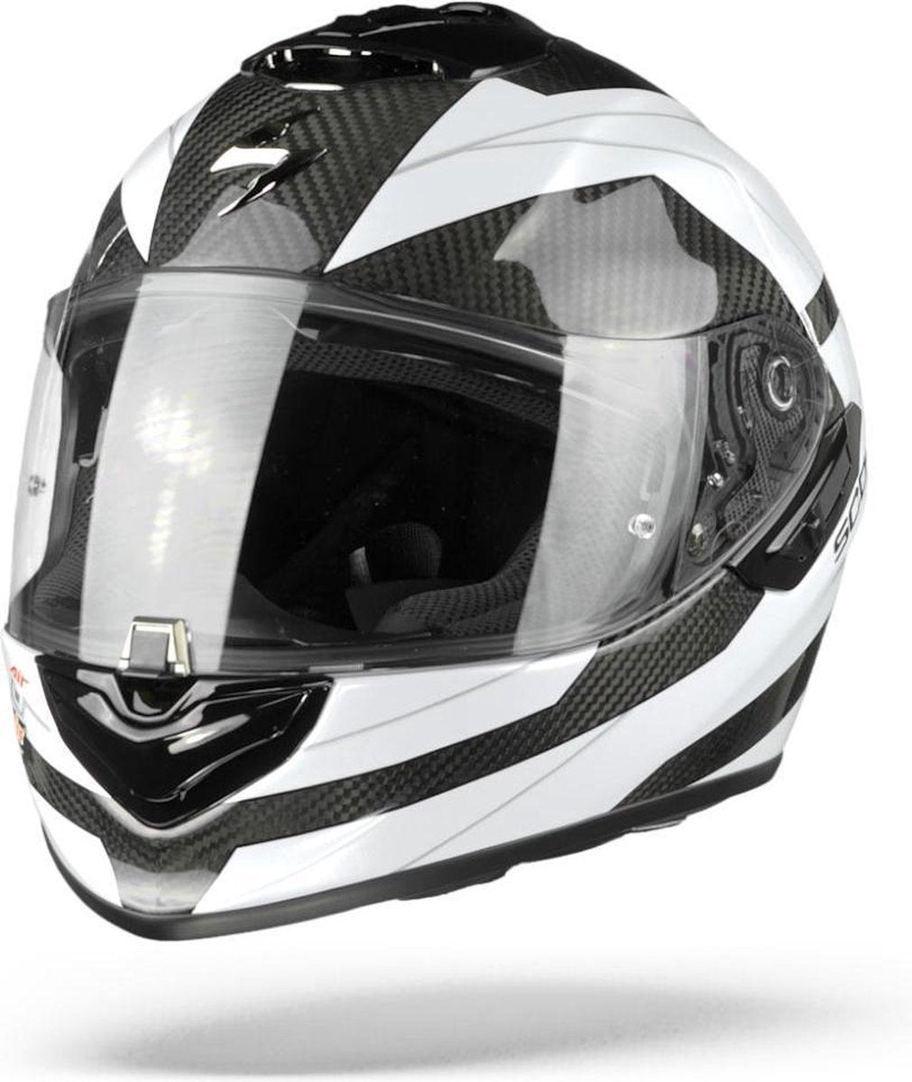 Scorpion EXO-1400 Air Carbon Legione Wit Integraalhelm - Motorhelm - Maat S