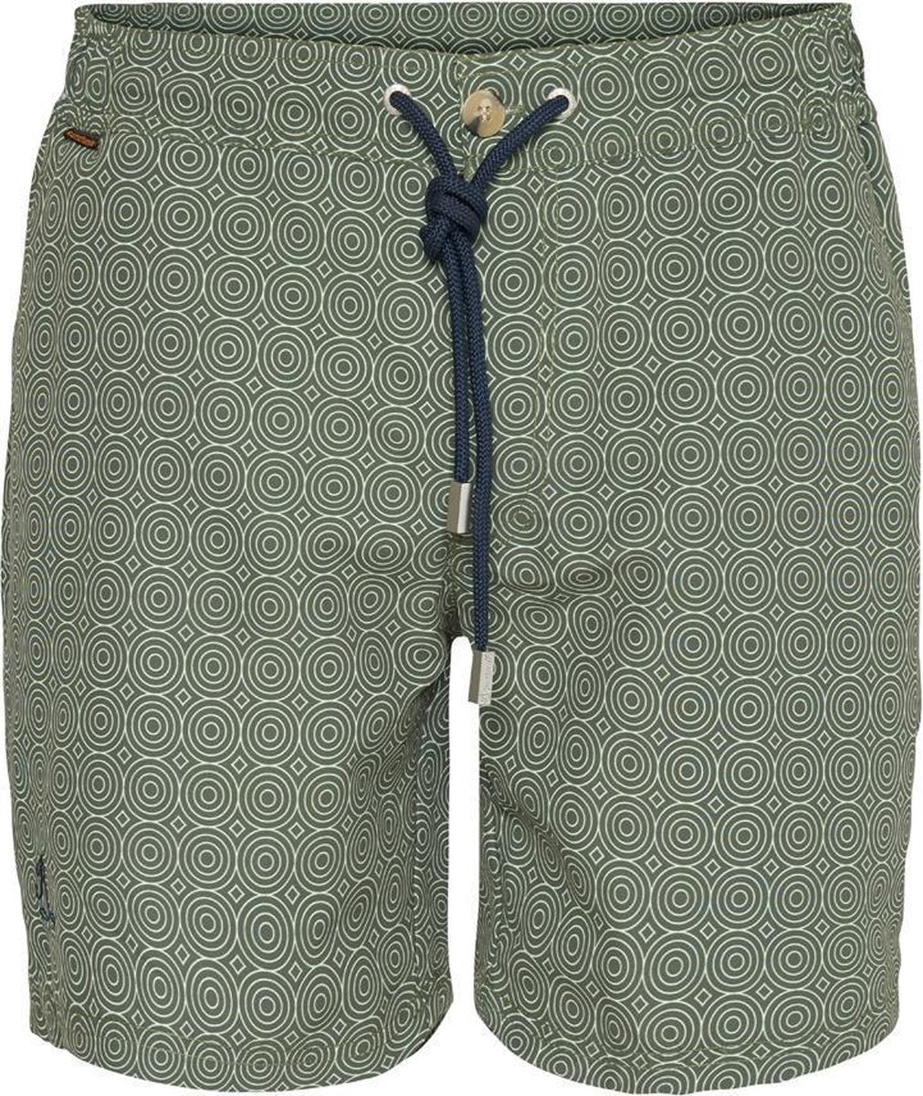 Ramatuelle Zwembroek Heren - Cabo Zwembroek - Maat XXL  - Kleur  Groen / Dark Green