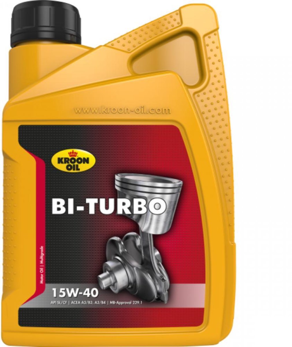 Kroon-Oil Motorolie 00215 Bi-Turbo 15W-40 - 1 Liter