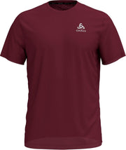 Odlo Bl Top Crew Neck S/S Millennium Linencool Heren Sportshirt - Zinfandel - Maat XL