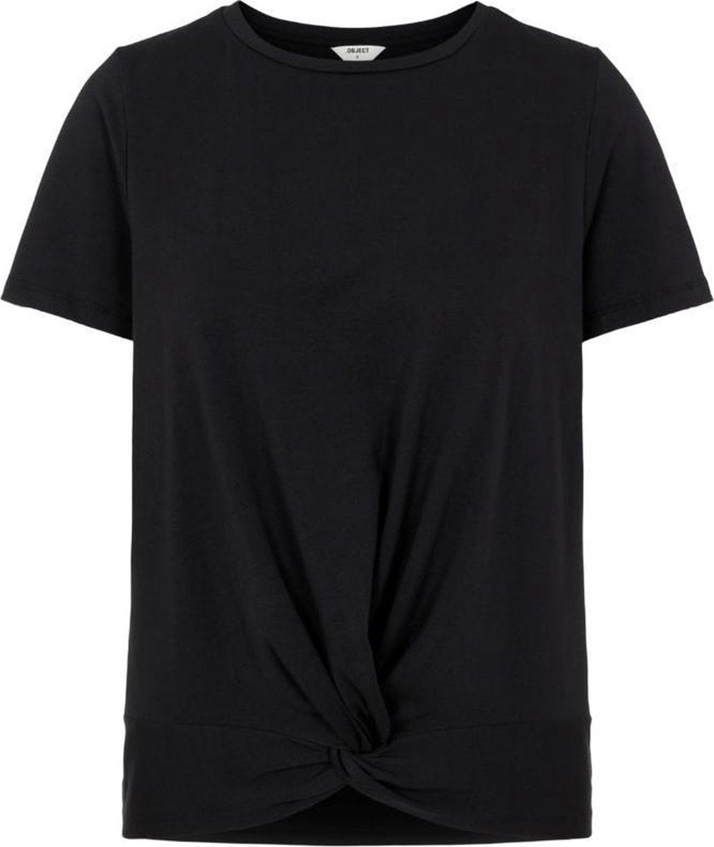 OBJECT - objstephanie s/s top noos - zwart