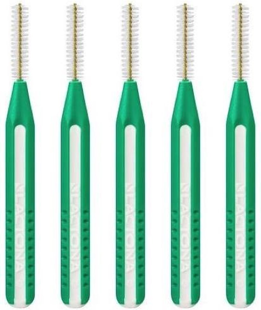 Lactona Easygrip Ragers Recht-Small 4mm Groen - 5 Gripzak x 5 Stuks - Voordeelpakket