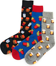Hipperboo® - 3 paar - One Size (38-44) - Snackbar 't Hapje - Food - Casual Sokken