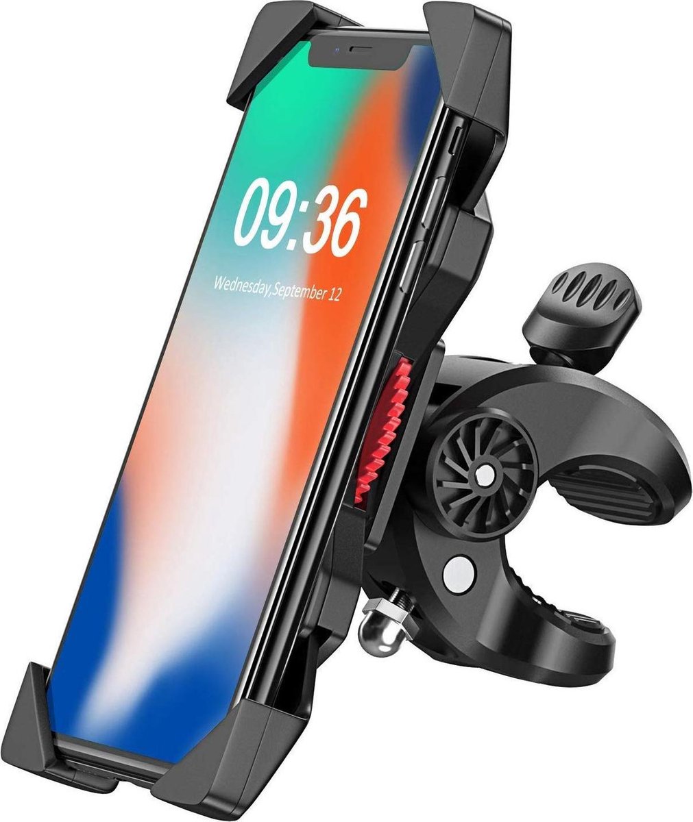 Stevige Universele Telefoonhouder Fiets | Fiets Telefoon Houder Extra Stevig | Smartphonehouder Fiets tot 6