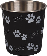 Snackpot met deksel kena zwart 16 cm 1900 ml Flamingo
